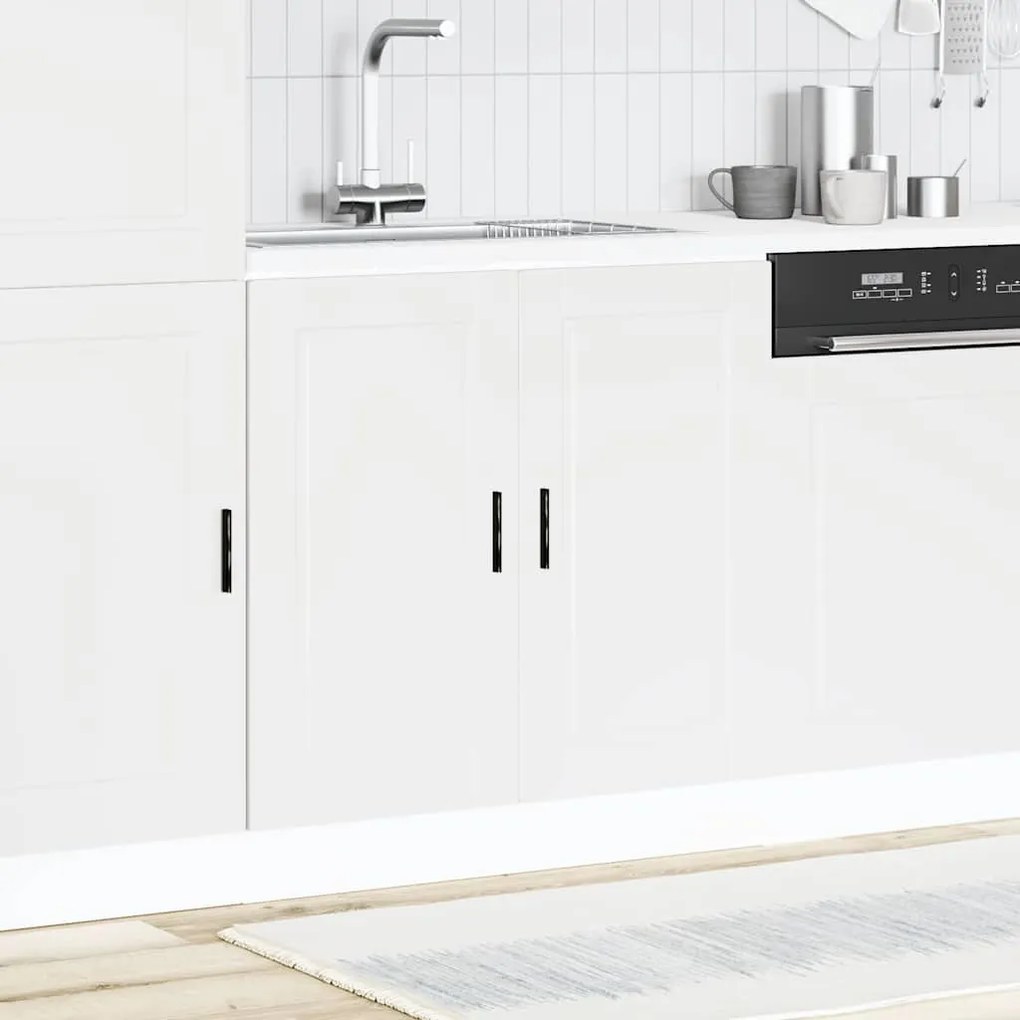 vidaXL Ντουλάπι βάσης νεροχύτη Porto Λευκό 80x46x81,5 cm