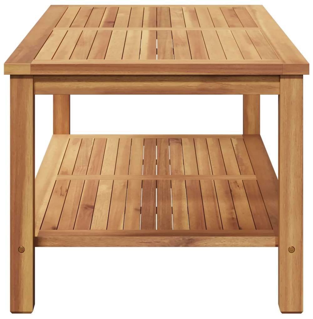vidaXL Τραπεζάκι σαλονιού Καφέ 110 x 55 x 45 cm Μασίφ ξύλο teak