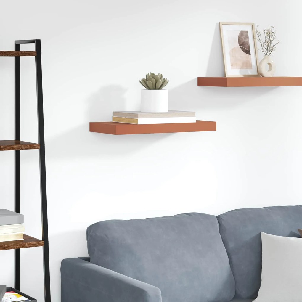 vidaXL Ράφι Τοίχου Κόκκινο 50 x 23 x 4 εκ. Επεξεργασμένο ξύλο