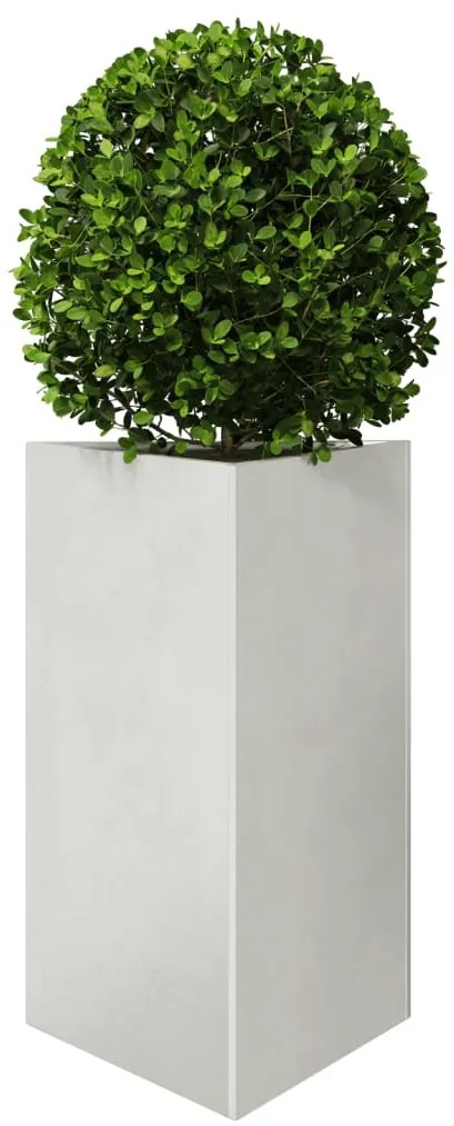 vidaXL Ζαρντινιέρα Κήπου Τρίγωνο 50x43x75 εκ Ανοξείδωτο Ατσάλι