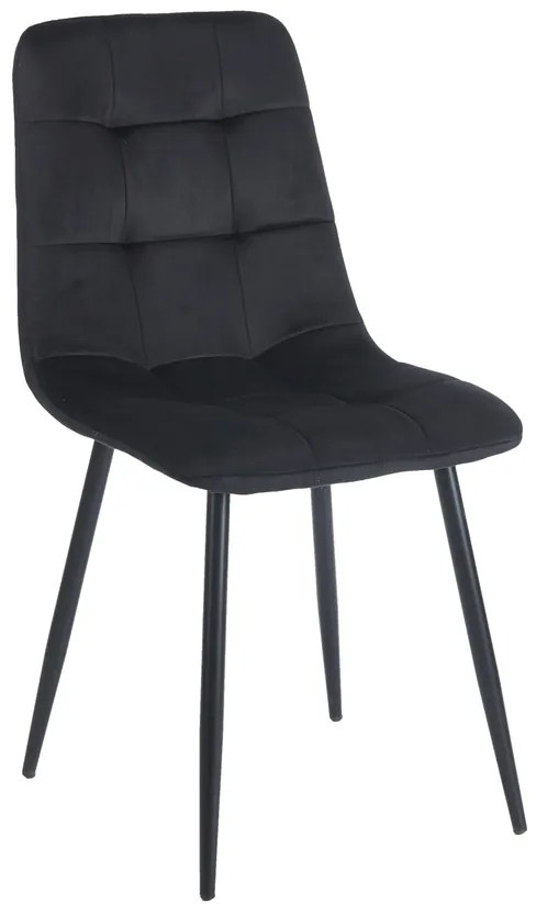 OSCAR BLACK VELVET ΥΦΑΣΜΑ ΚΑΡΕΚΛΑ ΜΕΤΑΛΛΙΚΗ ZITA PLUS 43Χ51Χ50-90εκ.