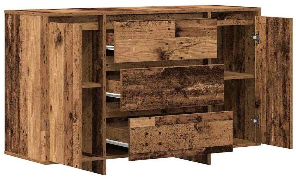 vidaXL Πλαϊνό γραφείο Παλιό ξύλο 120 x 41 x 75 εκ. Επεξεργασμένο ξύλο