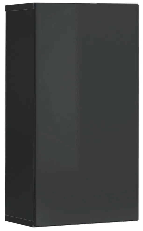 Swap Κρεμαστό Ντουλάπι Μαύρο 30x60x25