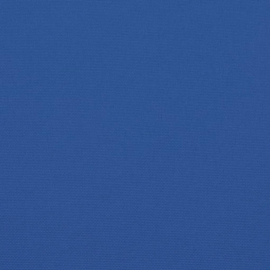 vidaXL Μαξιλάρι Στρογγυλό Μπλε Ρουά Ø 60 x 11 εκ. από Ύφασμα Oxford