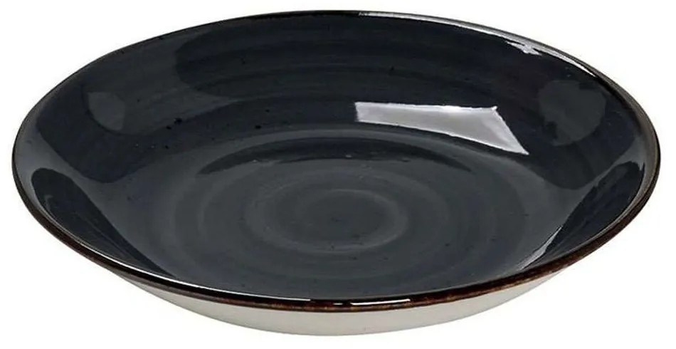 Πιάτο Βαθύ Terra TLG104K6 Φ23,5x4cm Grey Espiel Porcelain