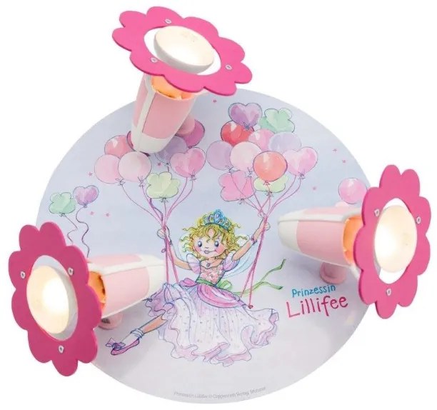 Σποτ Φωτιστικό Οροφής Ροζ Πριγκίπισσα Lillifee 130926 Elobra-130926-Ροζ 130926