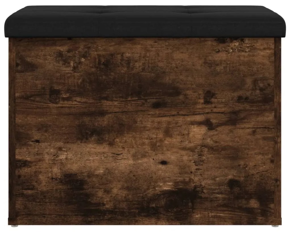 vidaXL Παγκάκι Αποθήκευσης Καπνιστή Δρυς 62x42x45 εκ. από Επεξ. Ξύλο