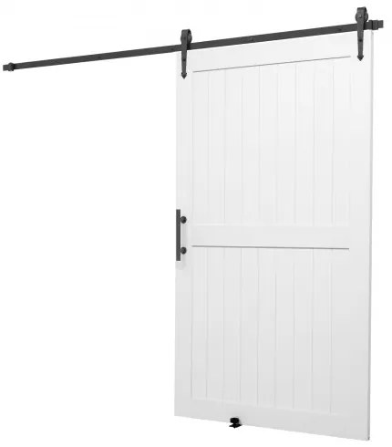 VEVOR Sliding Barn Door with Hardware Kit 1219 x 2134mm MDF Panel PVC Surface