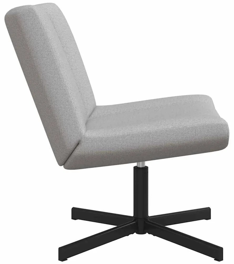 vidaXL Καρέκλα Accent Σύννεφο γκρι Υφασμάτινη επένδυση και μεταλλική βάση