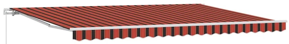 vidaXL Σκηνίτσα Αναδιπλούμενη Πορτοκαλί και Καφέ 500 x 300 εκ