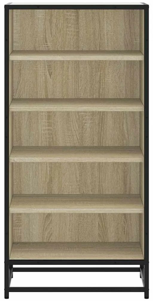 Παπουτσοθήκη Sonoma Δρυς 48x38x97,5 εκ. από Επεξεργασμένο Ξύλο - Καφέ