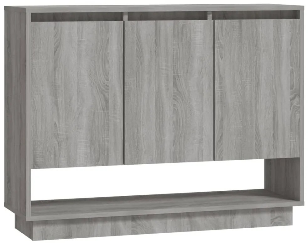 vidaXL Ντουλάπι Γκρι Sonoma 97x31x75 εκ. από Επεξεργασμένο Ξύλο