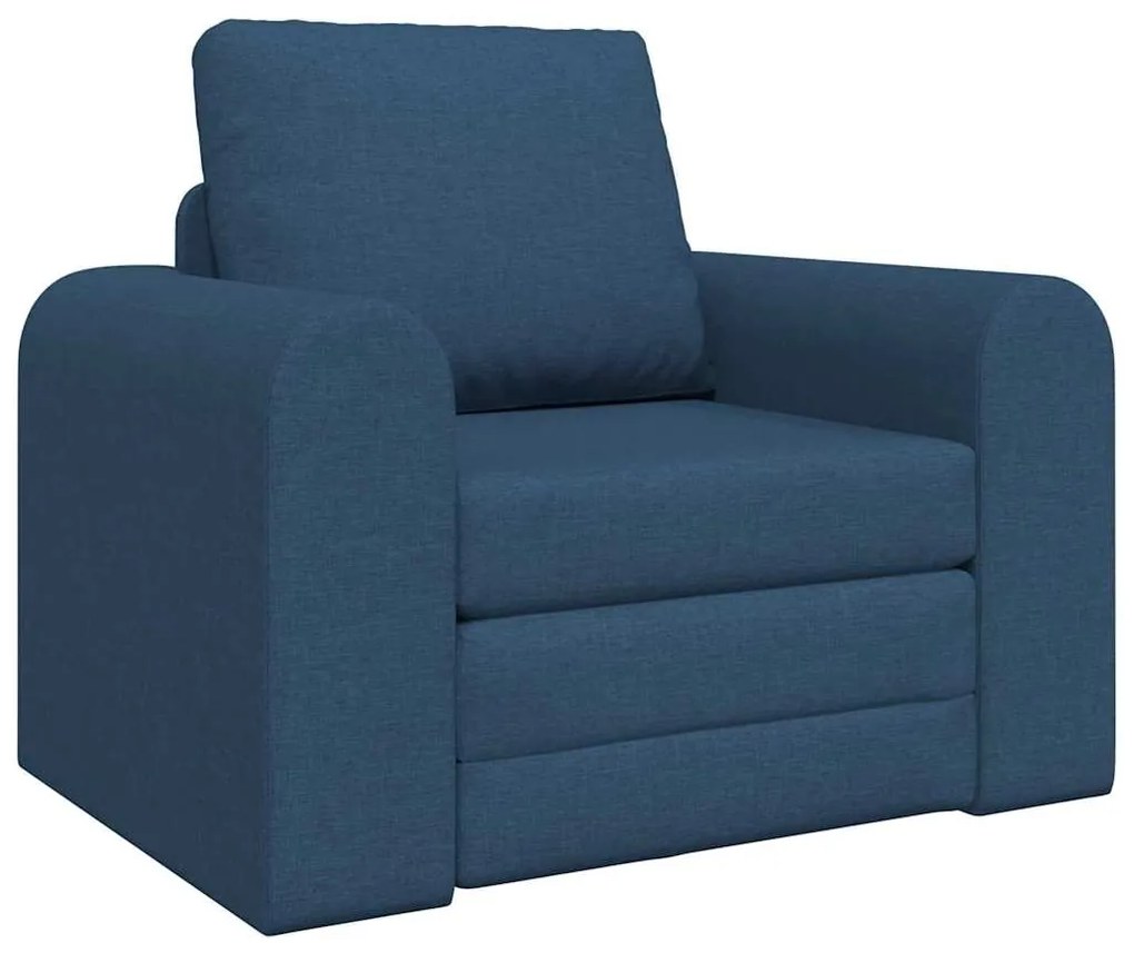 vidaXL Καναπές Κρεβάτι 2 σε 1 Μπλε 98x71x83 εκ. Ύφασμα