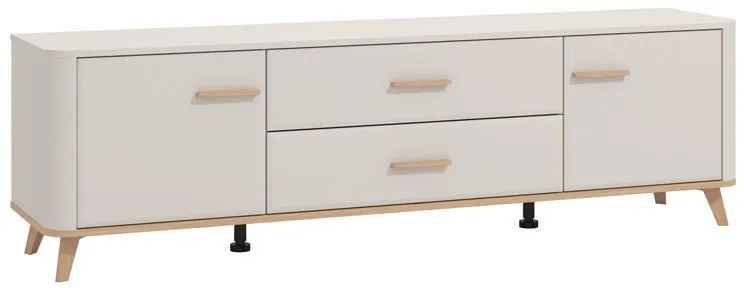 Έπιπλο τηλεόρασης DARWEN 180 3K2F2V Cashmere - Artisan Oak 180x40x53εκ. 180x40x53 εκ.