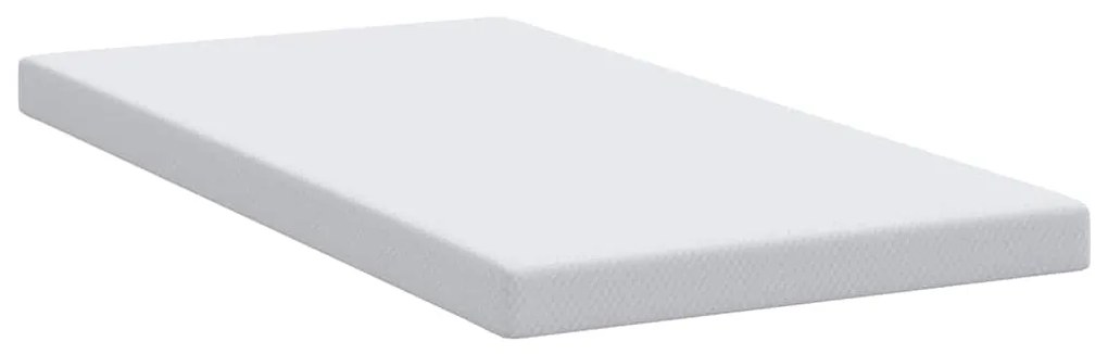 vidaXL Στρώματα Λευκό 90 x 200 cm 100% ύφασμα πολυεστέρα με τζακάρ