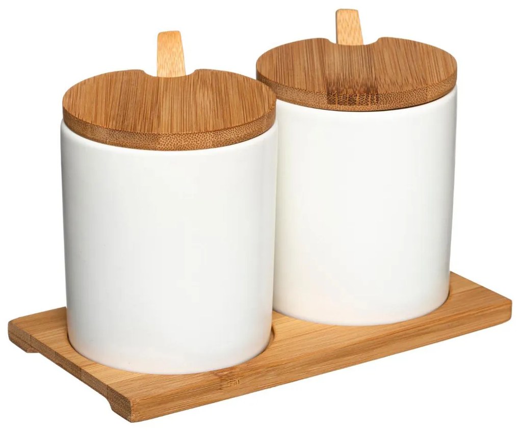 Δοχείο Ζάχαρης + Καφέ (Σετ) F-V Jar &amp; Bamboo 179612