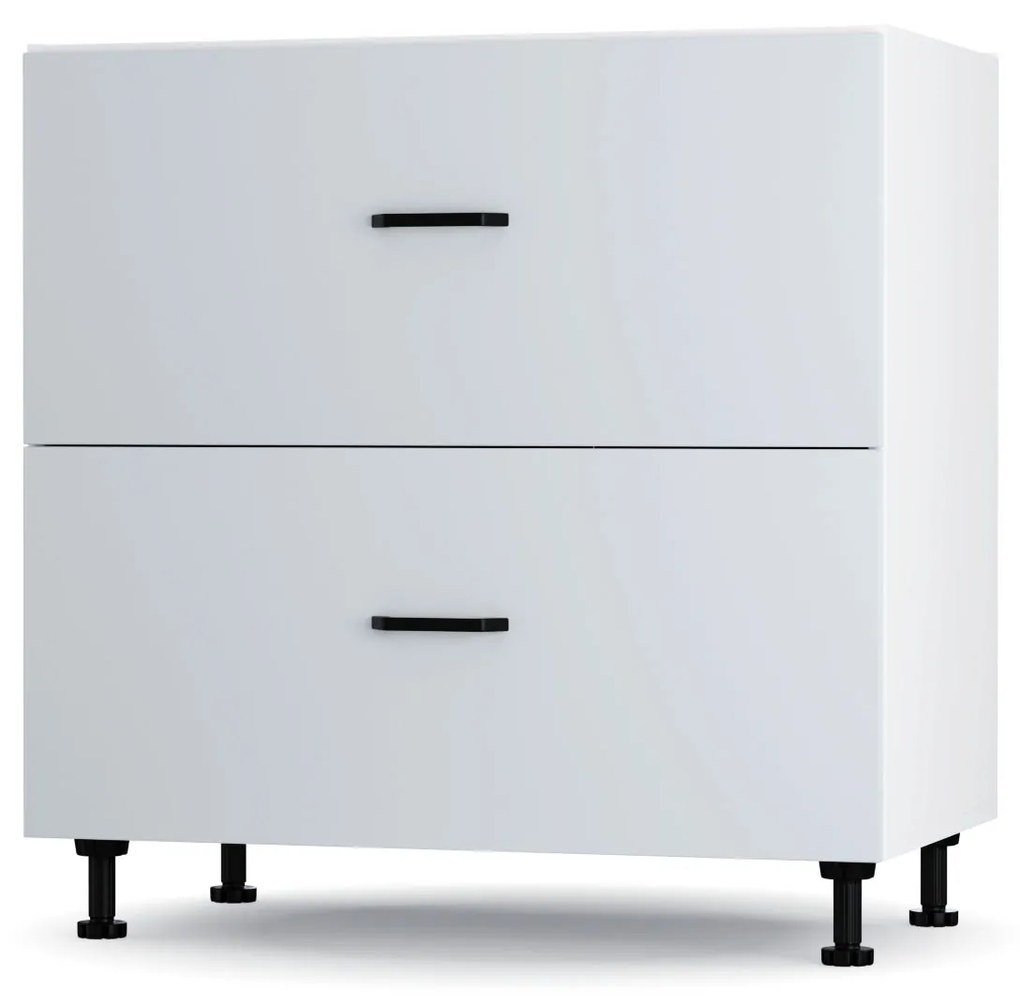 Modest Κάτω Ντουλάπι Συρταριέρα Γκρι 80x48x82cm LD1180M04