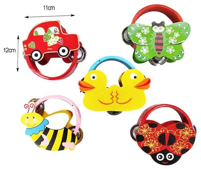 Παιδικό Ξύλινο Ντέφι - Children's Wooden Tambourine
