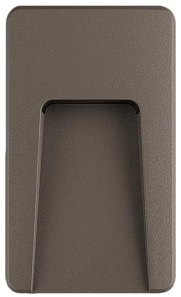 Φωτιστικό Τοίχου Slim LED 3W Γραφίτης EUROLAMP 145-52024