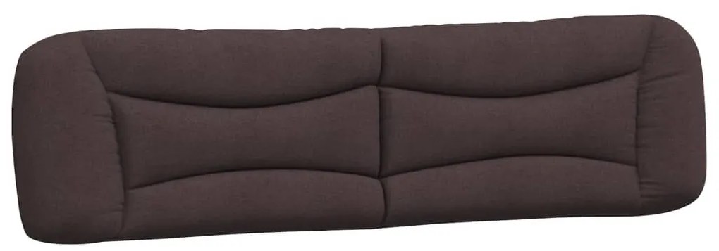 vidaXL Μαξιλάρι για Κεφαλάρι Hvar Σκούρο Καφέ 200 εκ. Υφασμάτινο