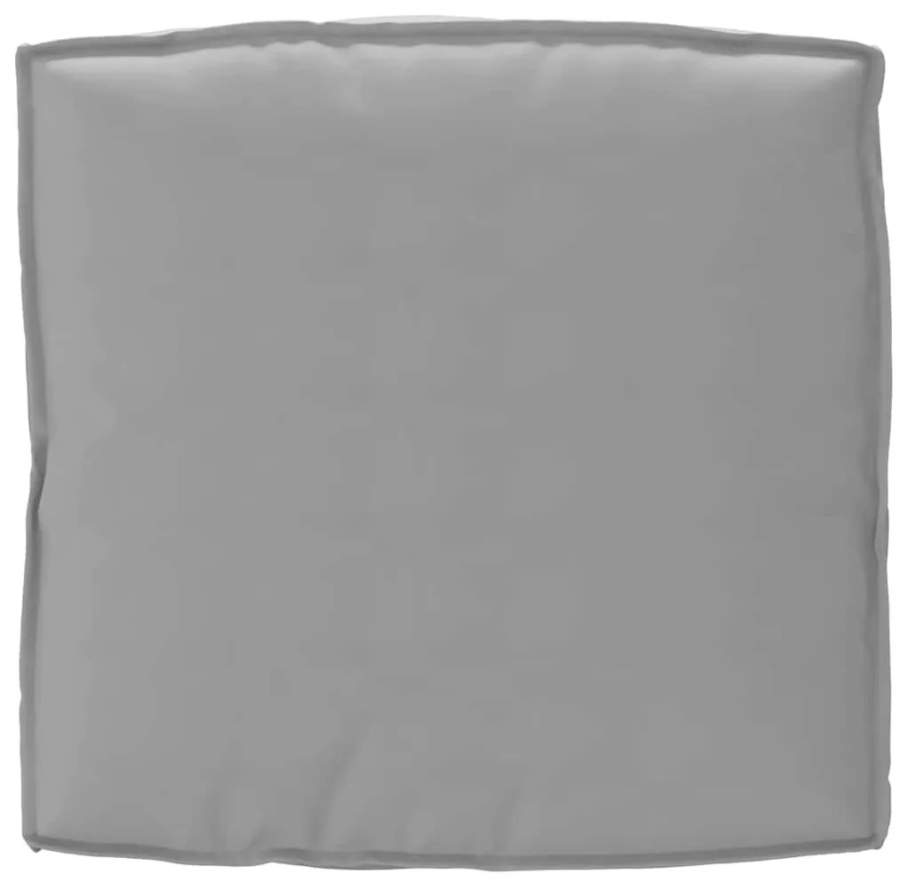 vidaXL Μαξιλάρι Γκρι 80 x 80 x 12 cm Ύφασμα Όξφορντ