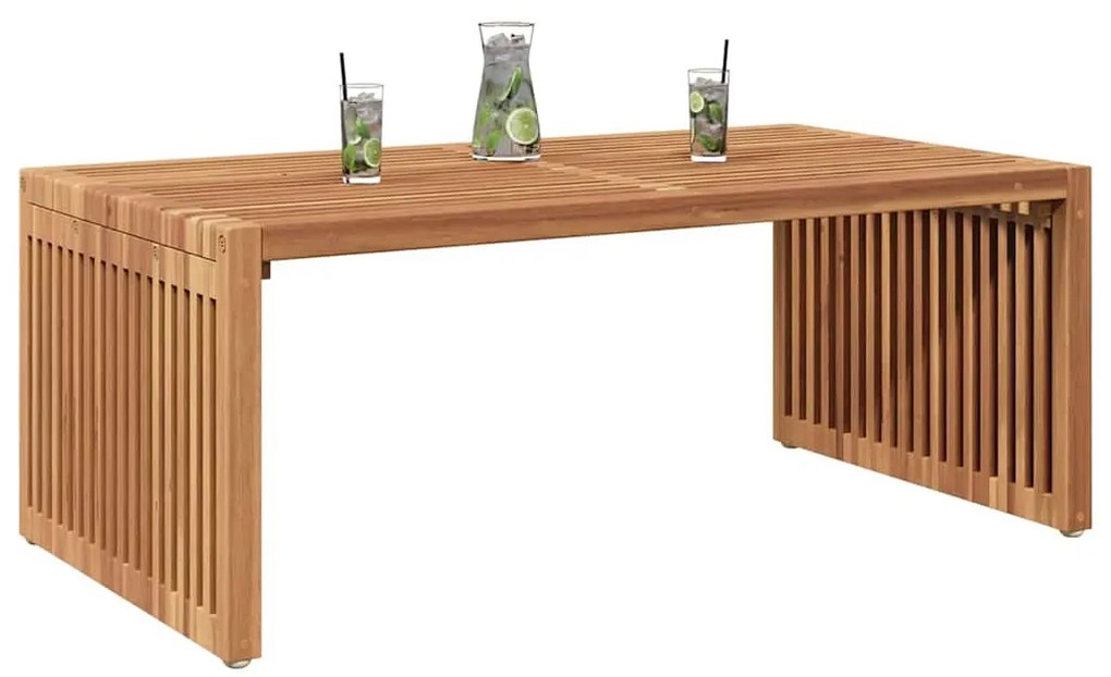 vidaXL Μικρό Τραπέζι Κήπου 90 x 49.7 x 36 εκ. Φτιαγμένο από Ξύλο Τικ