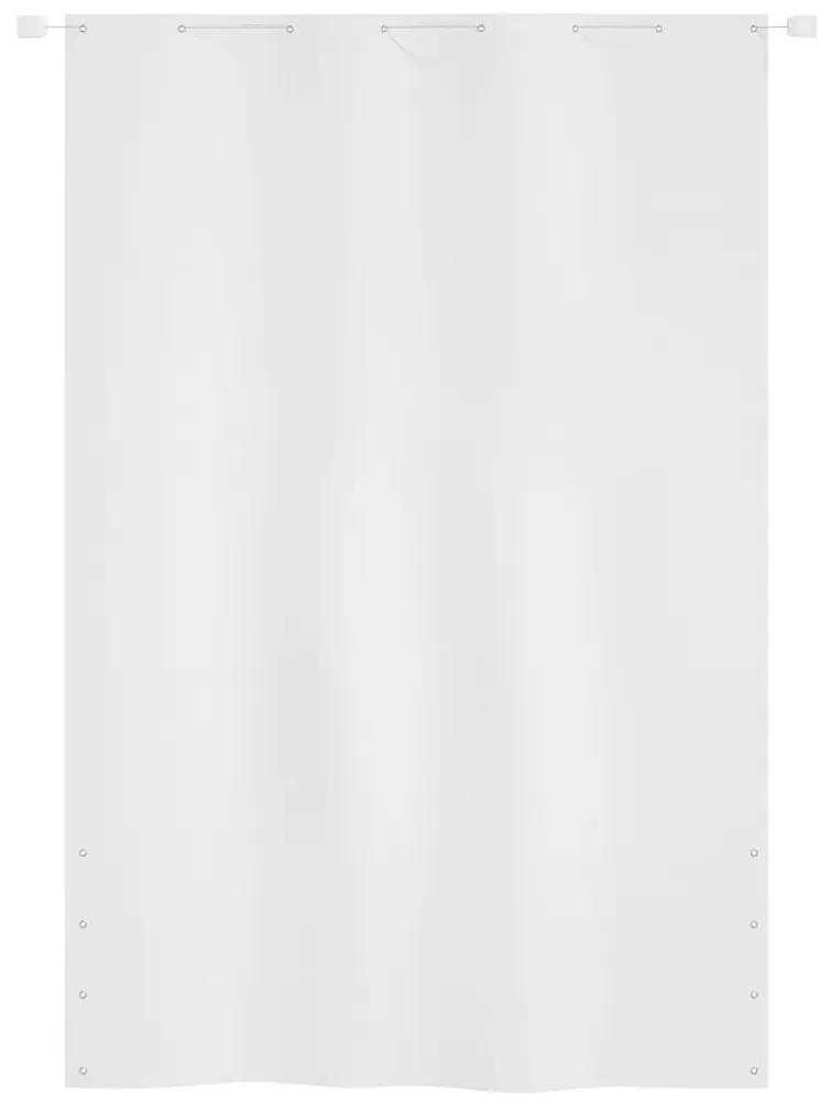 Διαχωριστικό Βεράντας Λευκό 160 x 240 εκ. Ύφασμα Oxford - Λευκό