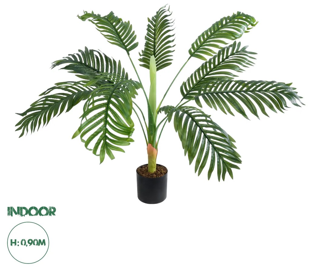 GloboStar® Artificial Garden ARECA PALM 20926 Διακοσμητικό Φυτό Αρέκα Υ90cm