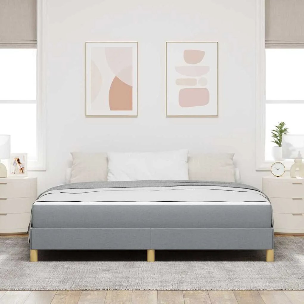 vidaXL Κρεβάτι με ελατήρια Ταμπά, Καφέ 180 x 200 cm