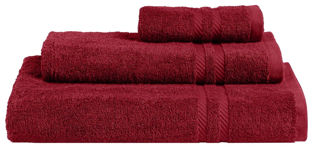Πετσέτα AVELA BURGUNDY Μπορντό Πετσέτα χεριών: 30 x 50 εκ. MADI