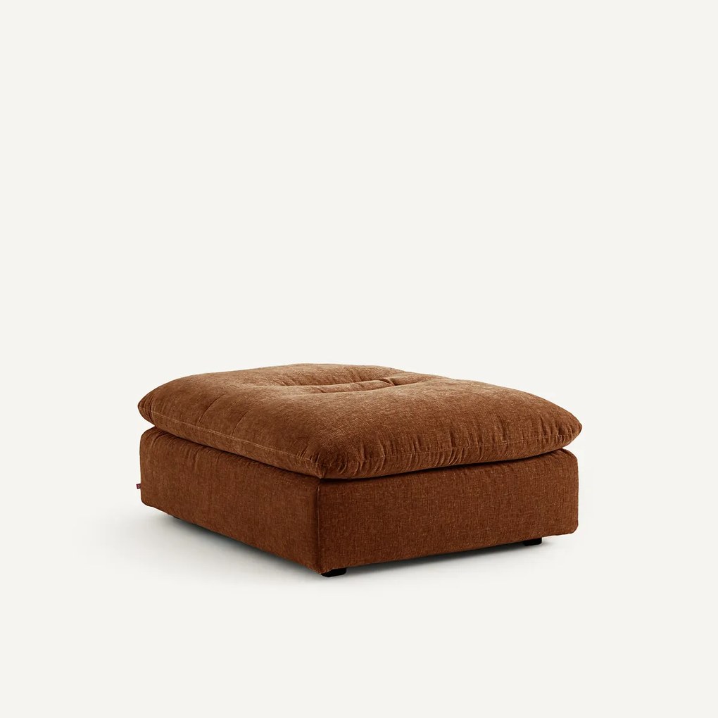 Υποπόδιο από βελούδινο chenille, Giuliano