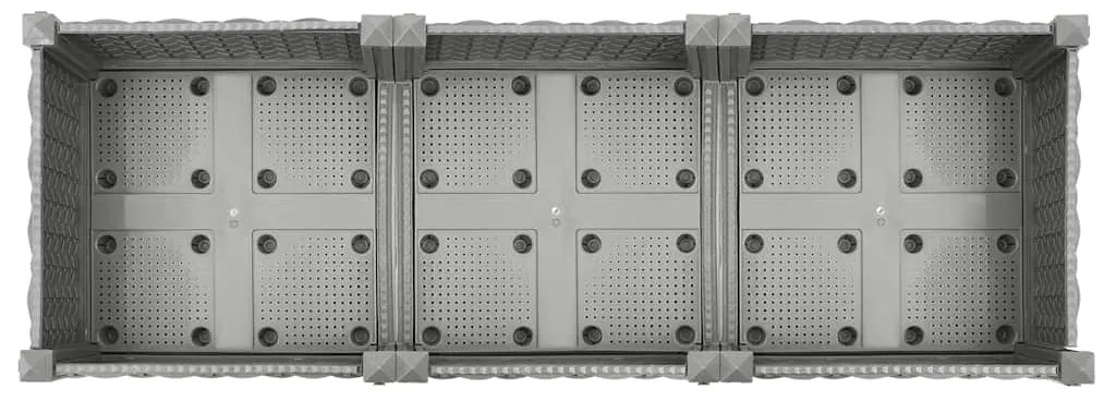 vidaXL Ζαρντινιέρα 120 x 40 x 71 εκ. από Πολυπροπυλένιο