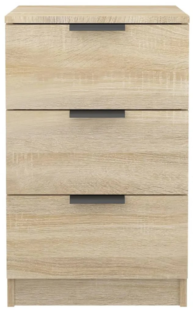 vidaXL Κομοδίνα 2 τεμ. Sonoma Δρυς 40 x 36 x 65 εκ.