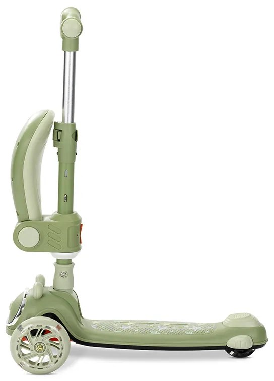 Πατίνι Scooter Swiftie Τρίτροχο Αναδιπλούμενο με Κάθισμα  Green  10390220002 Lorelli
