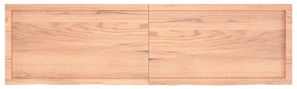 vidaXL Πάγκος Μπάνιου Αν. Καφέ 180x50x(2-4) εκ. Επεξεργ. Μασίφ Ξύλο