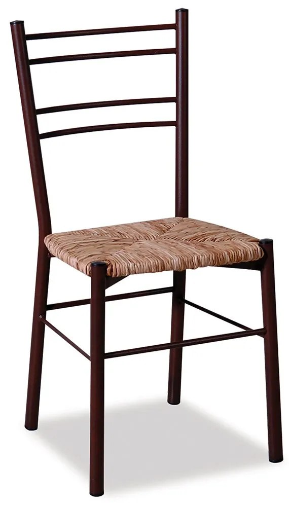 Καρέκλα Ύδρα με Κάθισμα Ψάθα 22537 40x42x88cm Natural-Brown
