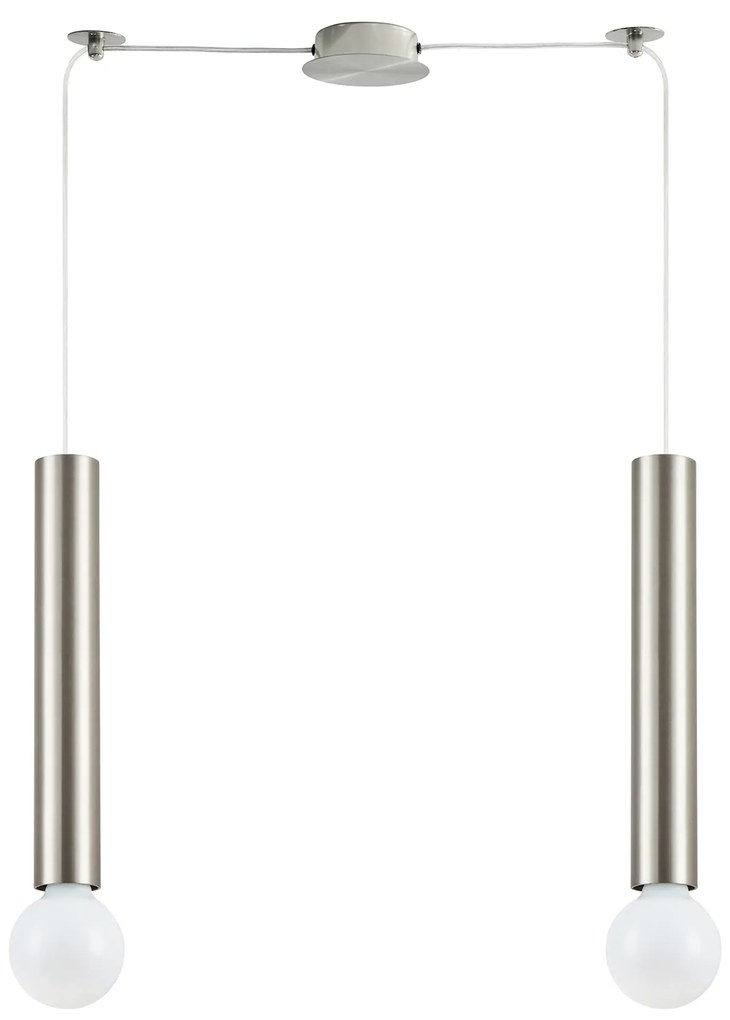 SE21-NM-5-NM2 ADEPT TUBE NICKEL MAT Nickel Matt Pendant+