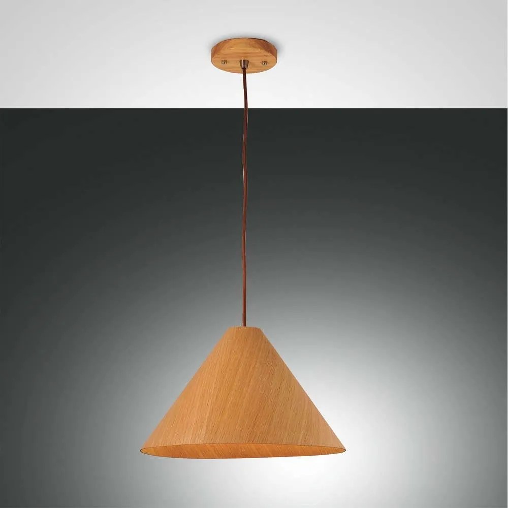 Φωτιστικό Οροφής Esino 3630-45-215 Oak Fabas Luce Μέταλλο,Ξύλο