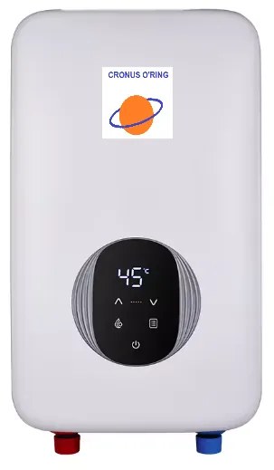 Cronus O'ring C70 Επιτοίχιος Ταχυθερμοσίφωνας Κεντρικός Μονοφασικός 7kW Λευκός