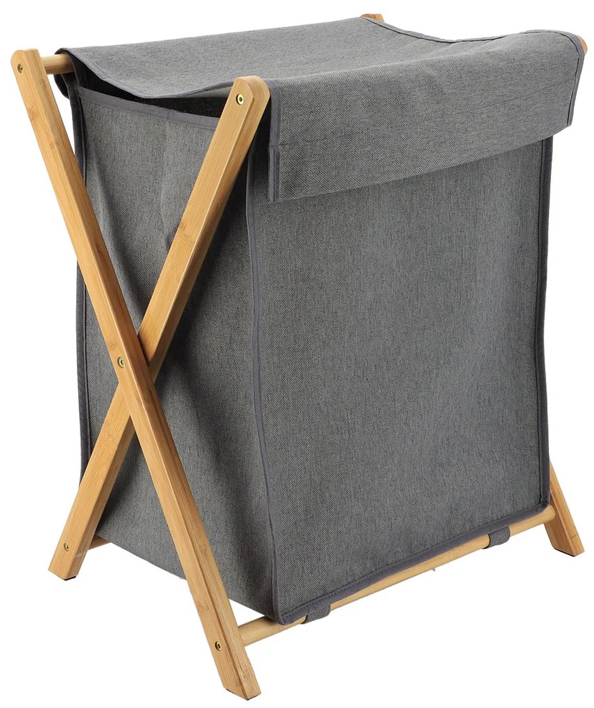 Καλάθι Απλύτων (46x35x58) T-D 8714180 Grey/Bamboo