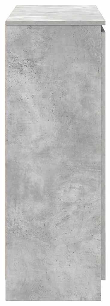 Συρταριέρα με Συρτάρια Γκρι Σκυρ. 100,5x35x98,5 εκ. Επεξ. Ξύλο - Γκρι