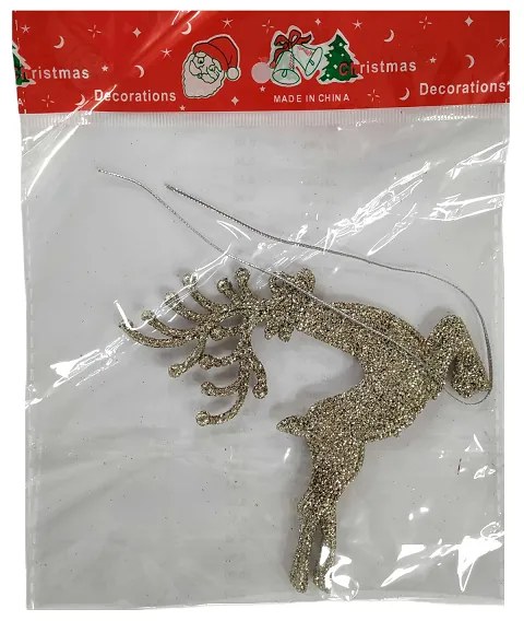 Χριστουγεννιάτικo Στολίδι 13εκ. Ασημί