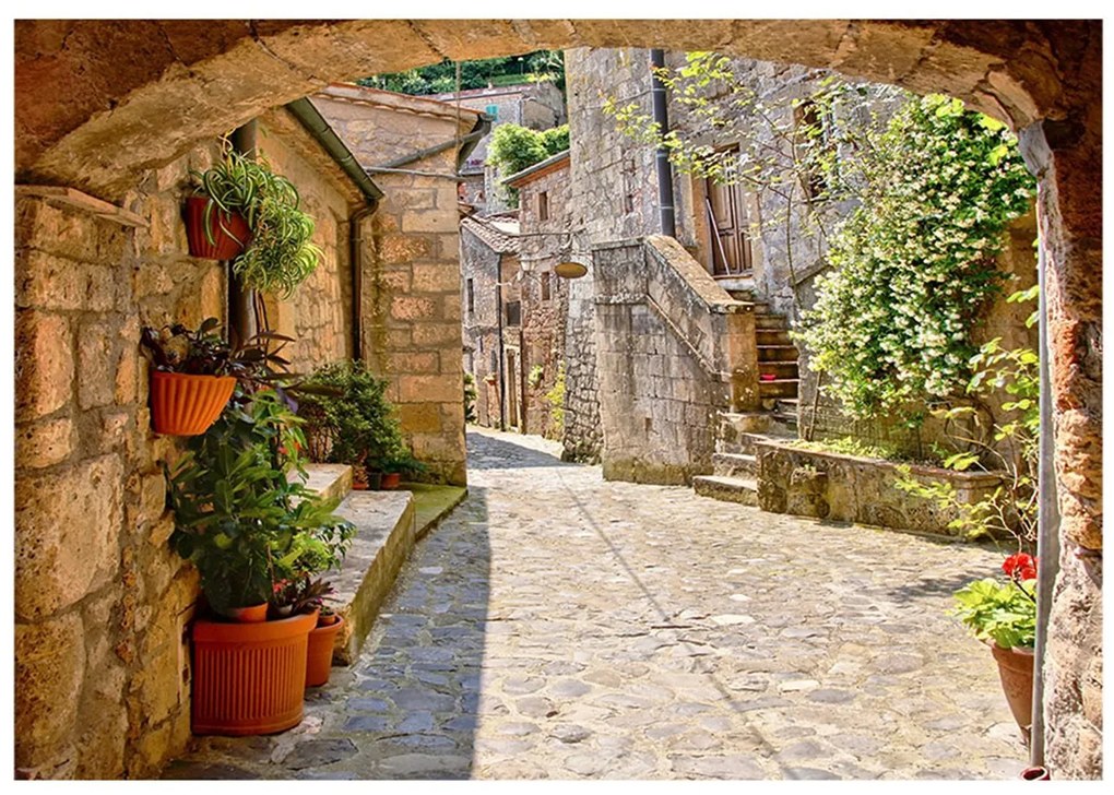 Φωτοταπετσαρία - Provincial alley in Tuscany 100x70