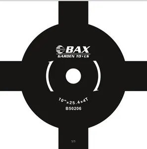 Bax B50206 Δίσκος Θαμνοκοπτικού 255mm 4 Δοντιών