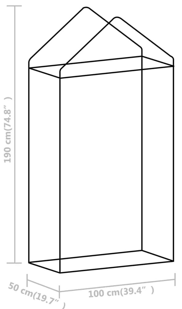 ΘΕΡΜΟΚΗΠΙΟ 0,5 Μ²/1X0,5X1,9 Μ. ΜΕ ΑΤΣΑΛΙΝΟ ΠΛΑΙΣΙΟ 48168