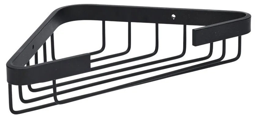 Γωνιακή Ραφιέρα Μπάνιου (25.2x16.7x6.4) Estia Stance Μαύρη 02-28503