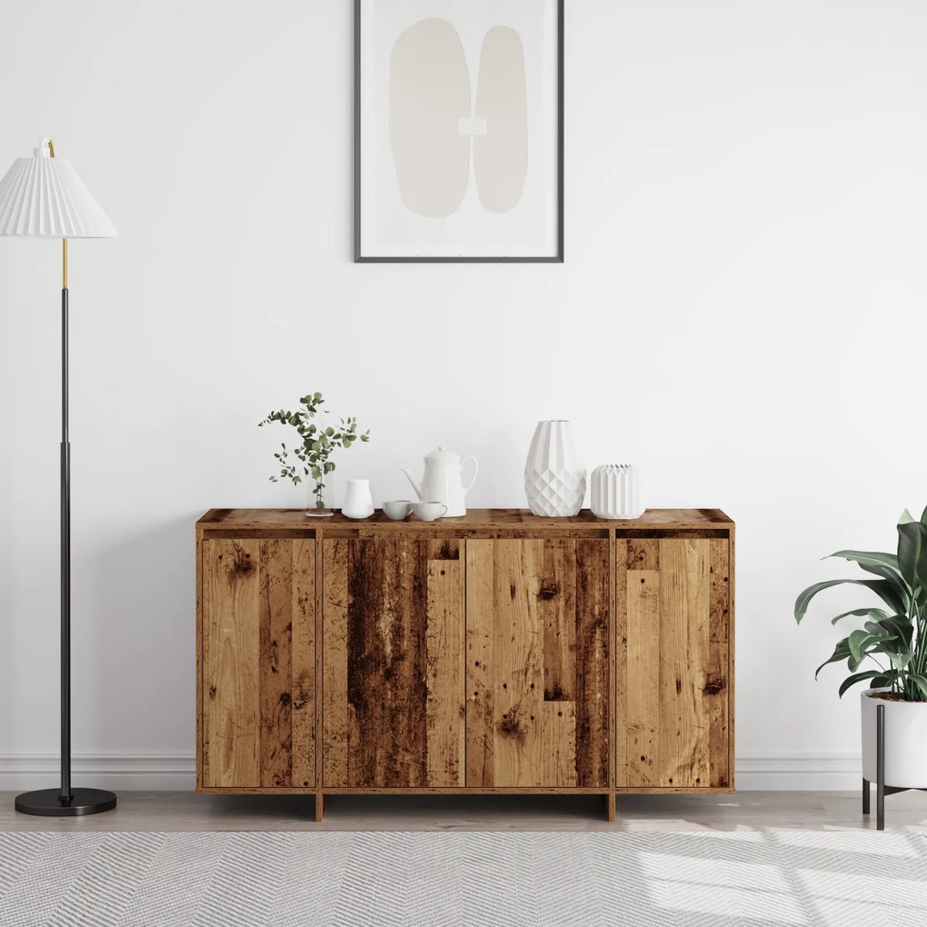 vidaXL Πλαϊνό γραφείο Παλαιό ξύλο 135 x 41 x 69 cm Επεξεργασμένο ξύλο