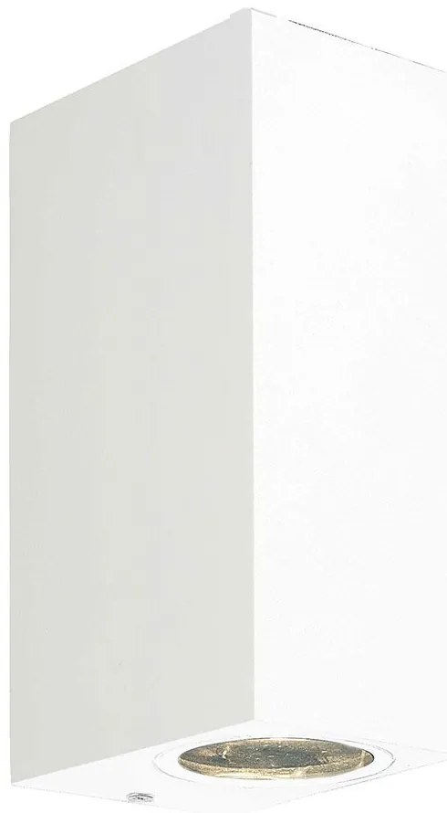 Φωτιστικό Τοίχου-Απλίκα Sq Tilos 4099401 2-L White Viokef