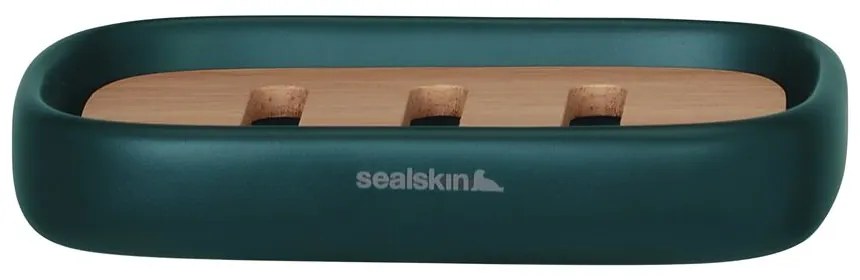 Σαπουνοθήκη Επικαθήμενη Κεραμικό Seaslkin Mind Dark Green 800060