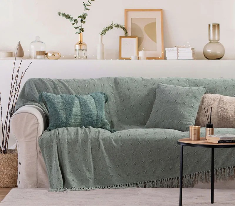 Διακοσμητικό Μαξιλάρι Devine Green 42x42 Nef-Nef Homeware